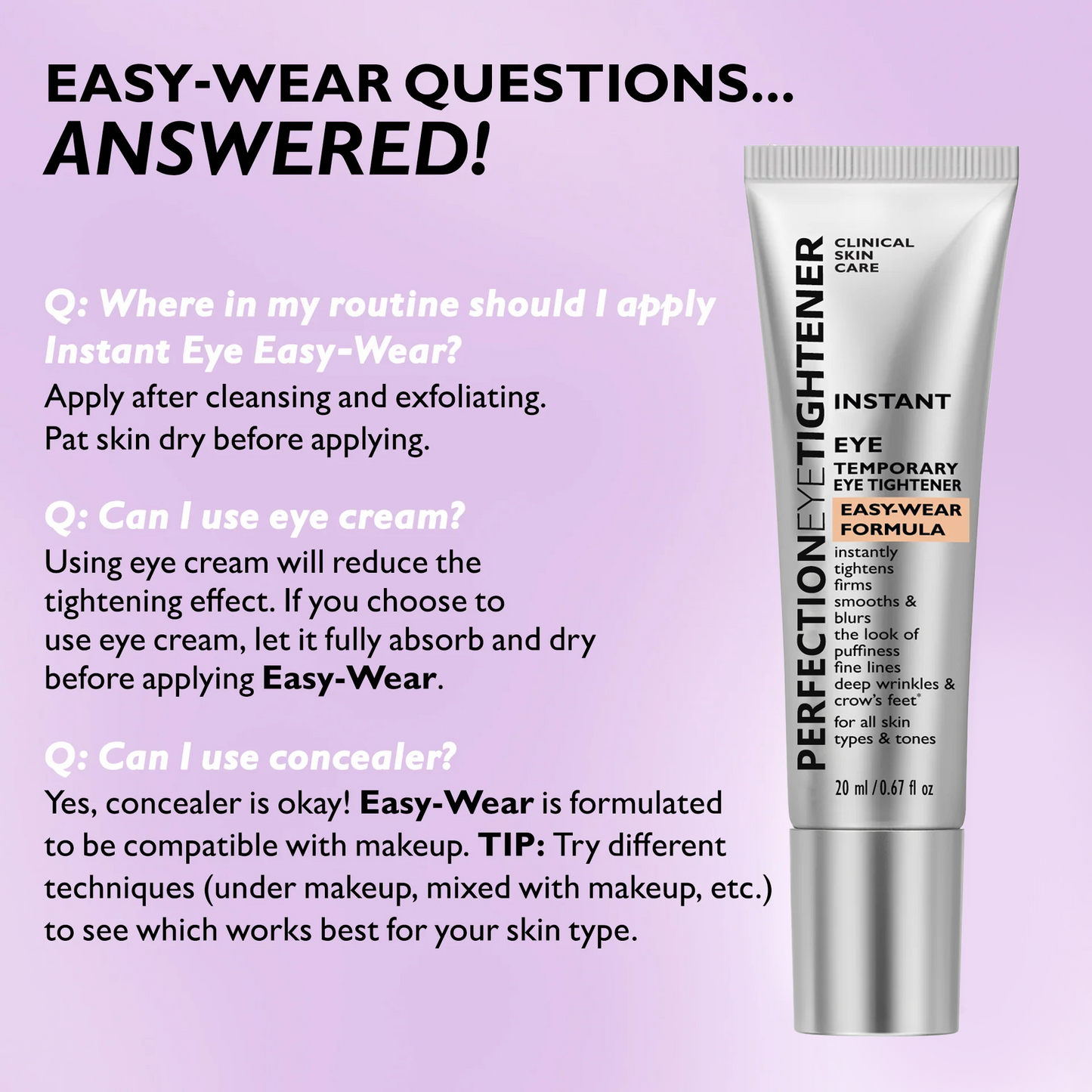 Final 3 Hours: 70%OFFđ„ Instant Eye Tightener Easy-Wear Formula With Brush Free!