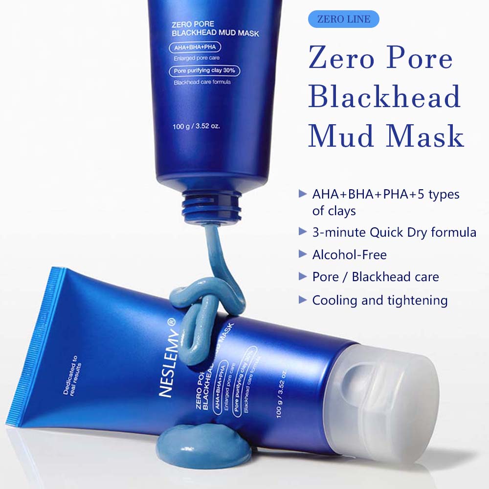 Zero Pore Blackhead Mud Mask – Deep Cleansing & Pore Minimizer