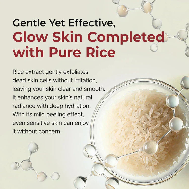 Final 3 Hours: 70% OFF🔥 Gentle Exfoliator Glow Rice Ampoule-Suitable for All Skin Types