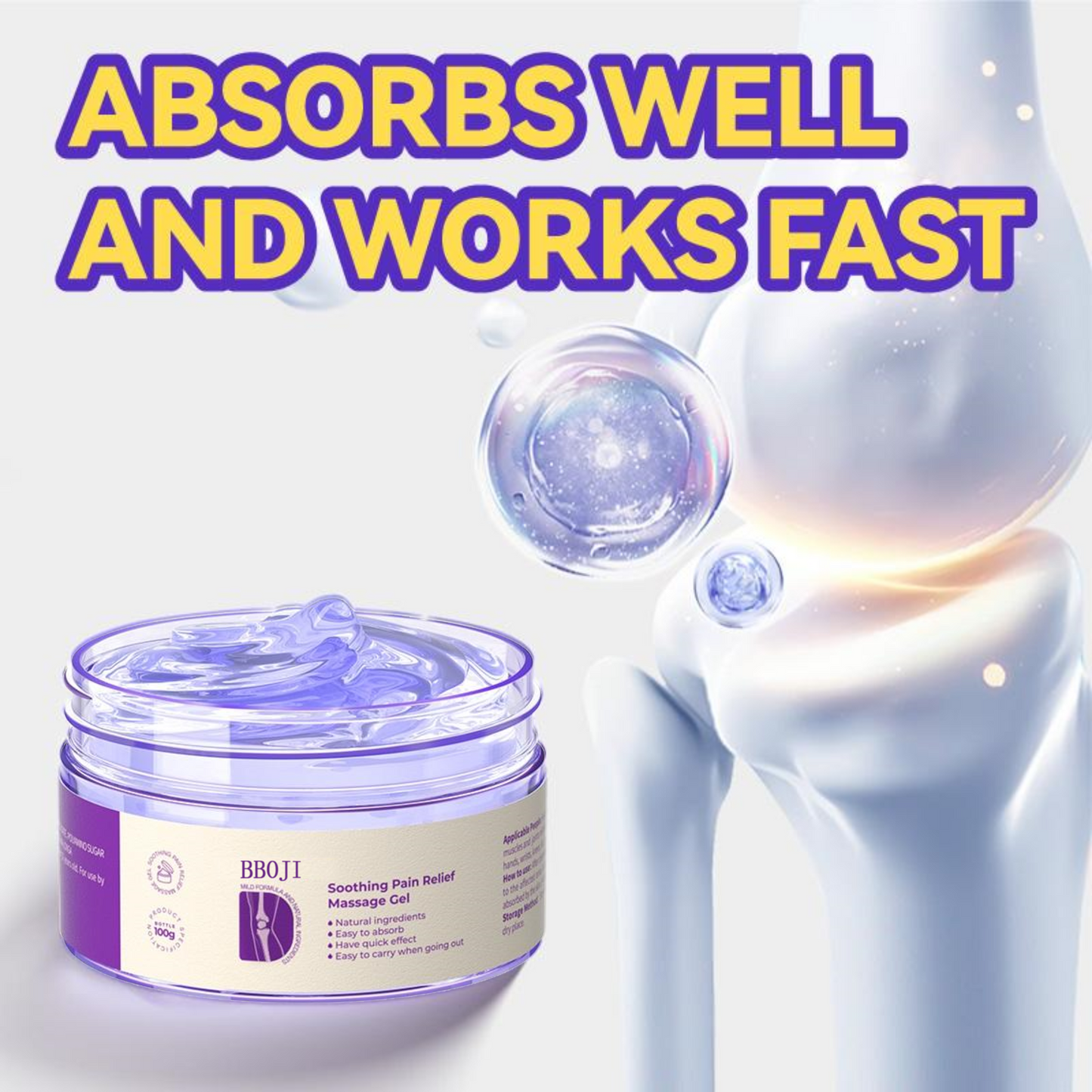 Last day buy one get one free🔥  Purple Gel 🧊 Refuse pain and inflammation