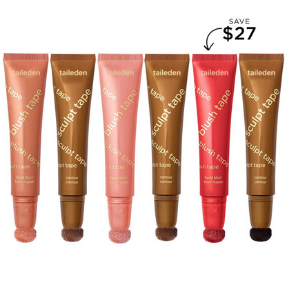 70% OFF🔥 – Sculpt Tape & Blush Duo – Blush and Bronze🔥Send brush worth 36.