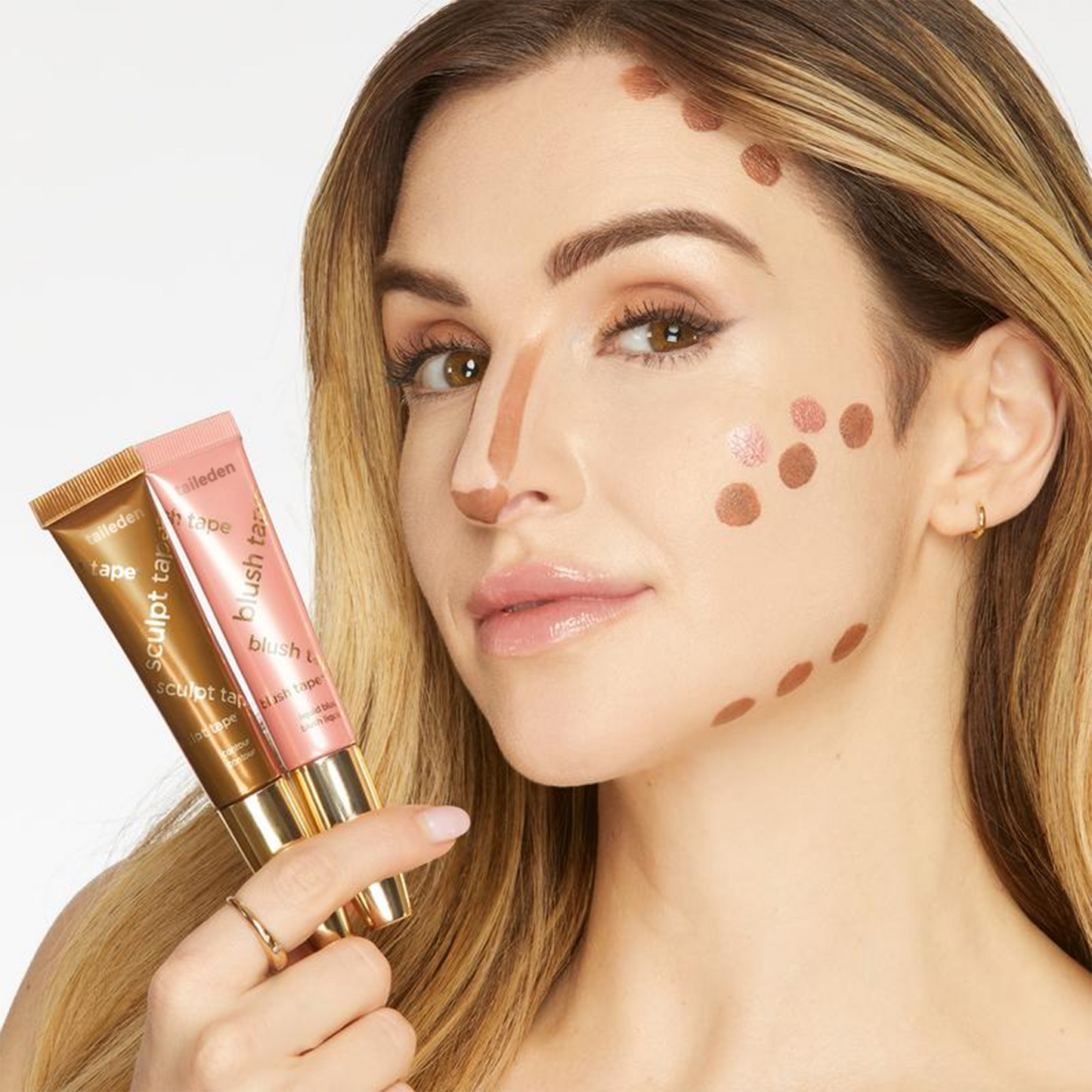 70% OFF🔥 – Sculpt Tape & Blush Duo – Blush and Bronze🔥Send brush worth 36.